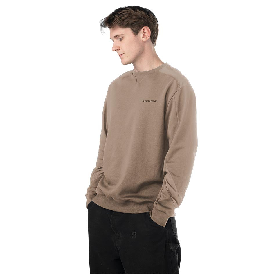 Bauer Knit Woven Crew Senior S25