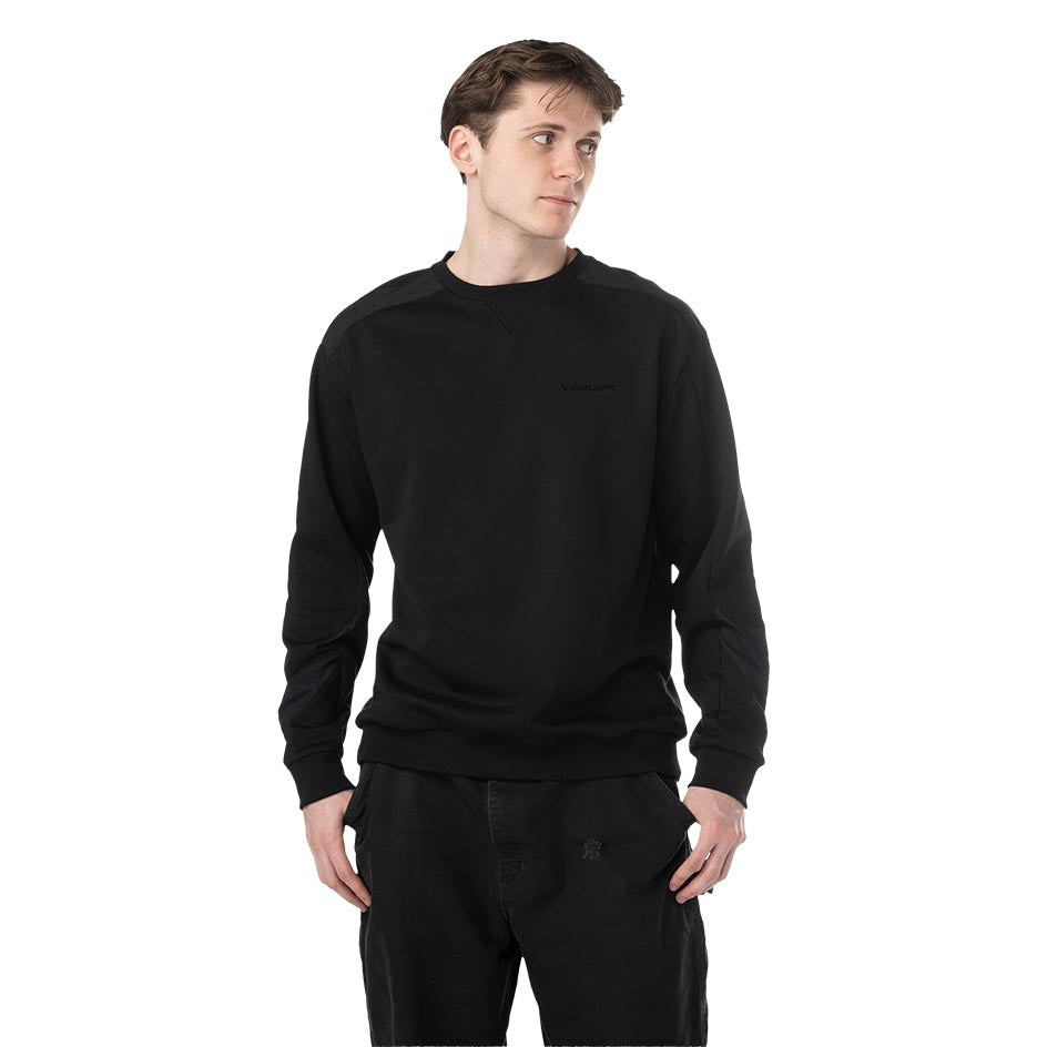 Bauer Knit Woven Crew Senior S25