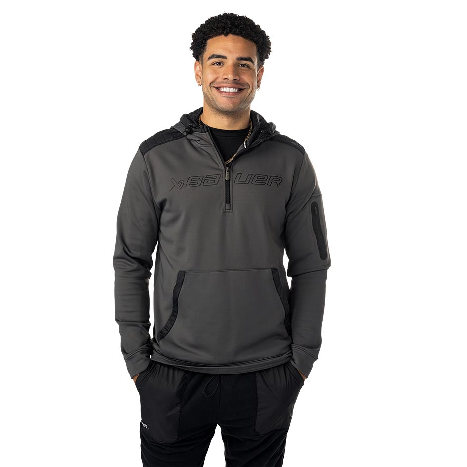 Bauer Puffer 1/2 Zip Hoodie Senior S25