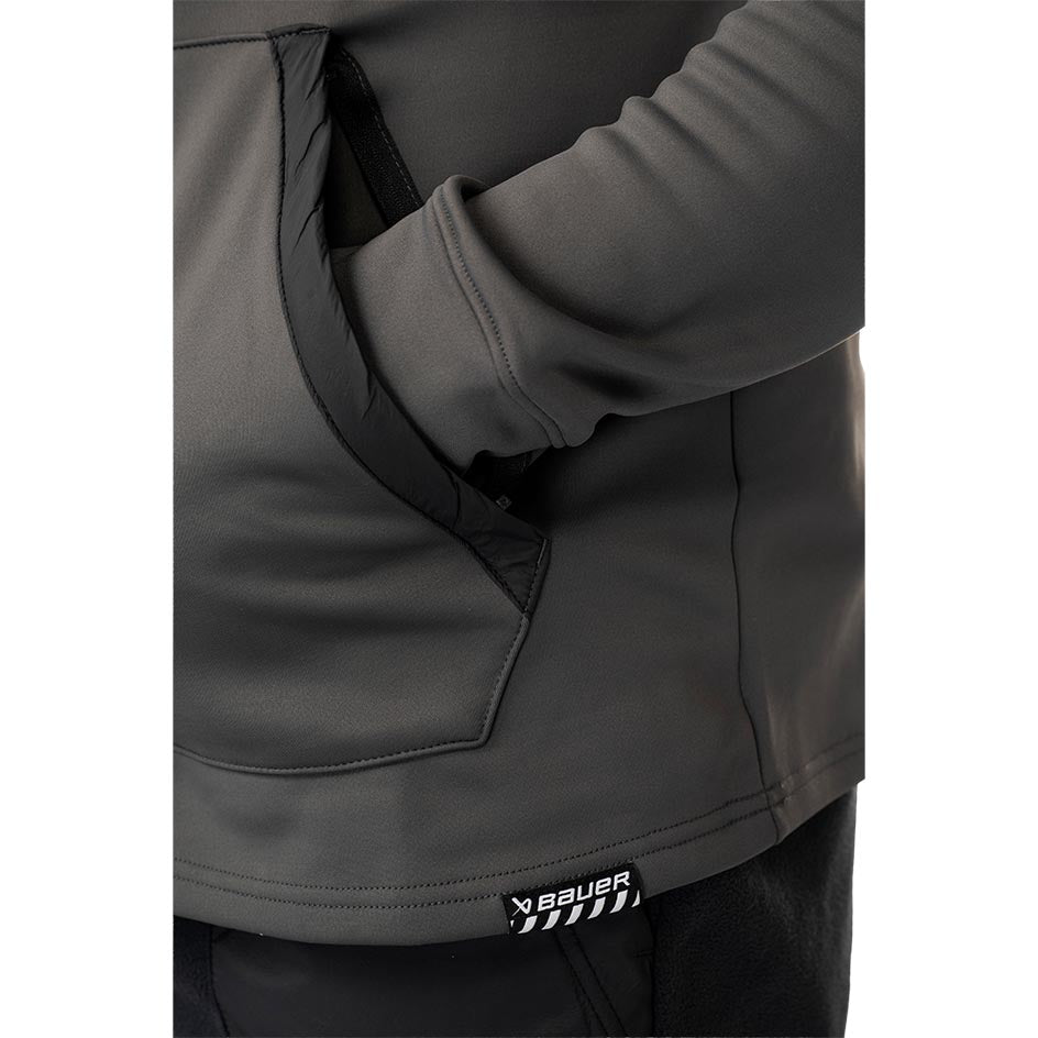 Bauer Puffer 1/2 Zip Hoodie Senior S25