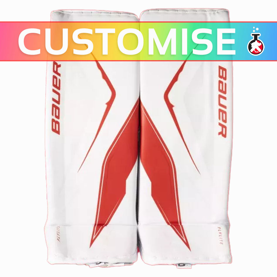 MyBauer Custom Vapor Flylite Goalie Leg Pads Senior