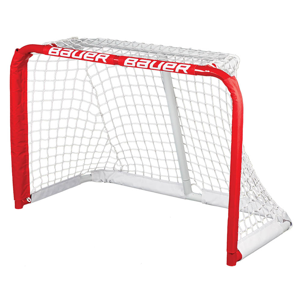 Porta Da Hockey Bauer Deluxe Rec Steel - 137x112x61cm, Rete 5000D, Acciaio Resistente - Foto 7