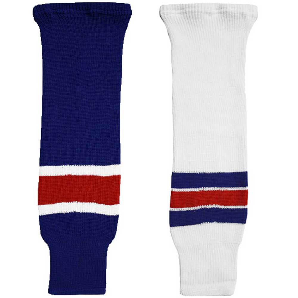 Knitted Hockey Socks - New York Rangers - Senior
