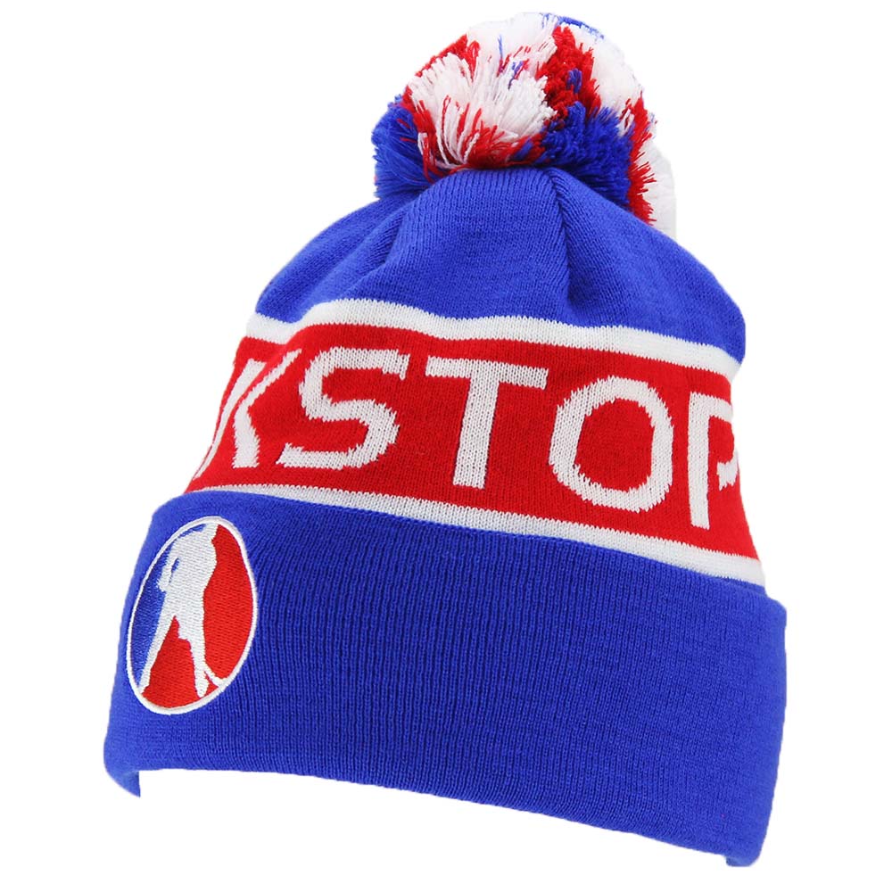 Puck Stop Winter Beanie - Blue/Red