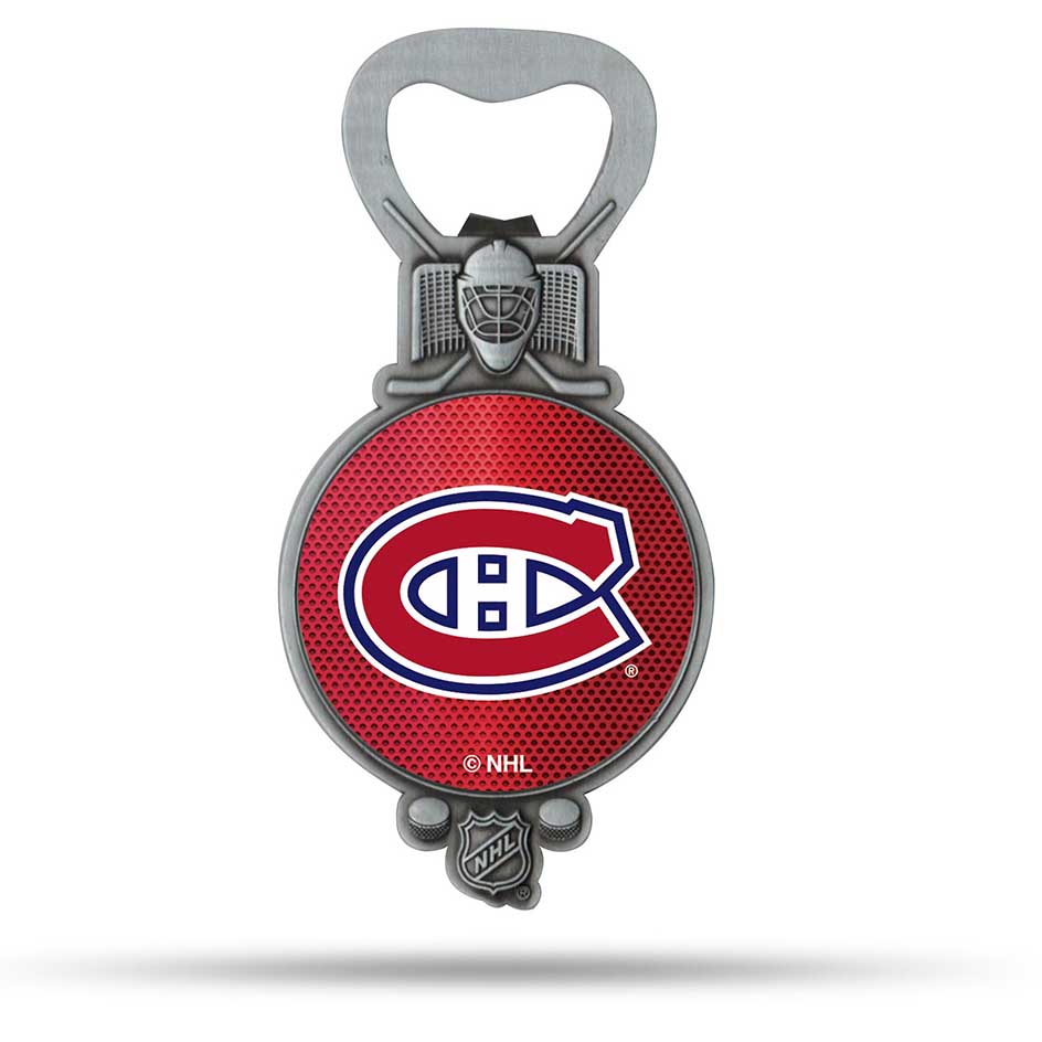 NHL Bottle Opener Magnet - Montreal Canadiens
