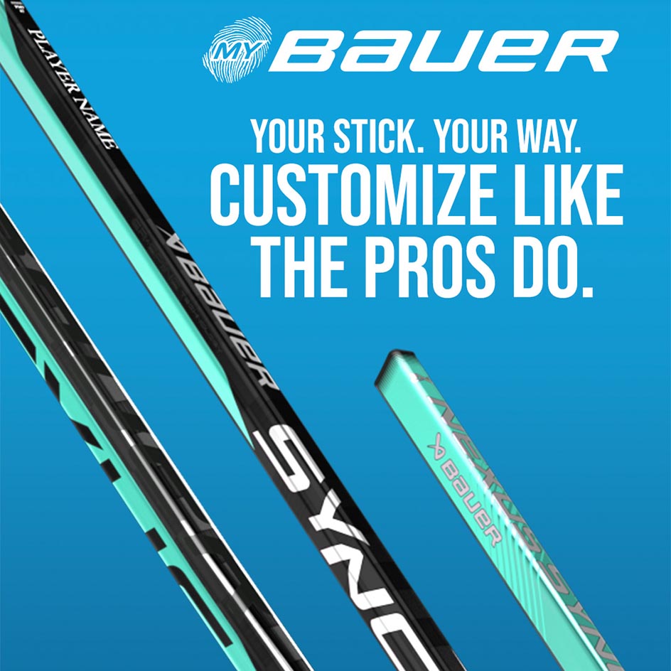 Bauer Sync Custom Hockey Sticks Junior - MyBauer (2-Pack)