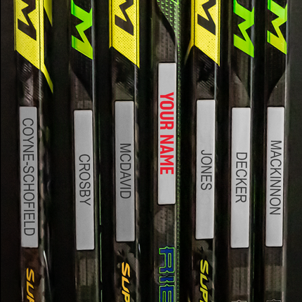CCM Hockey Stick Name Bar Printer