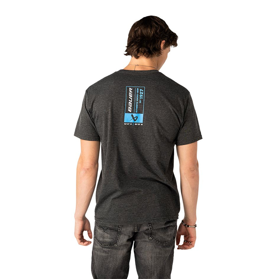 Bauer Charcoal Graphic Tee Senior S26