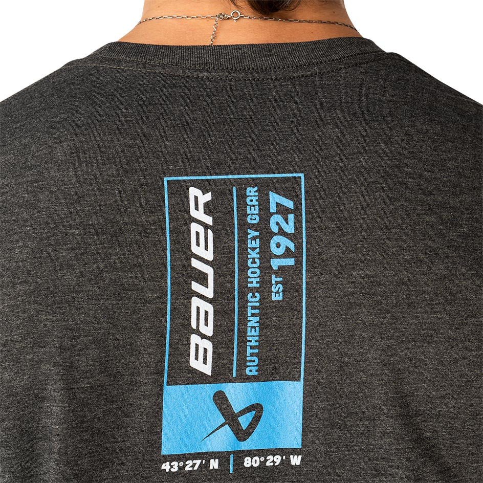 Bauer Charcoal Graphic Tee Senior S26