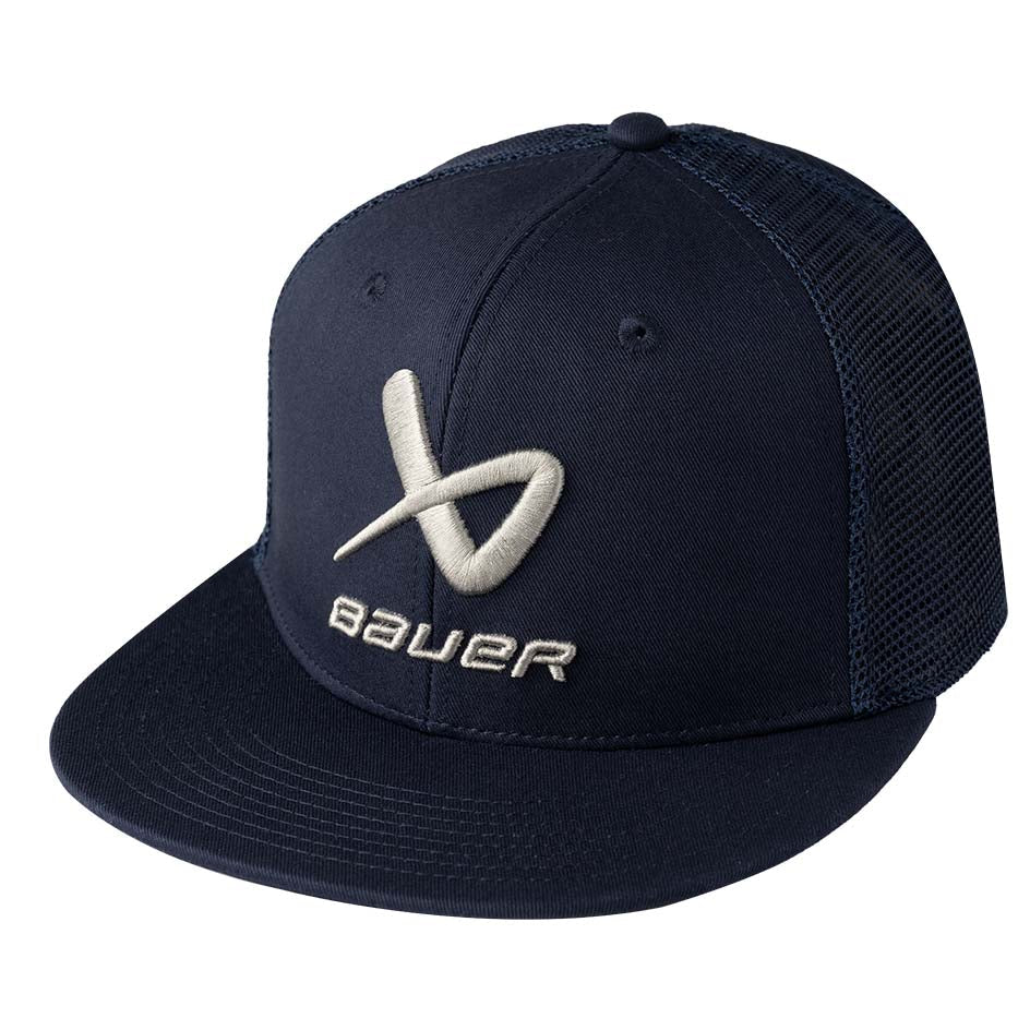 Bauer Core Flat Brim Snapback Youth S25