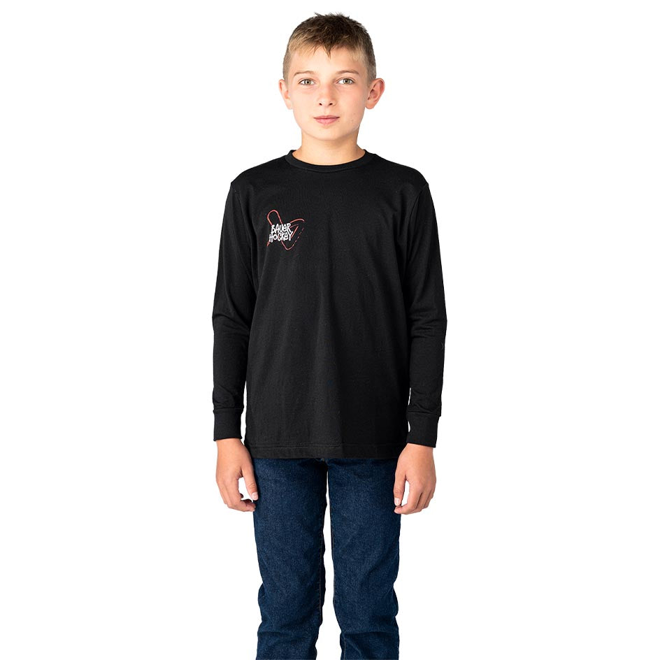 Bauer Gear Long Sleeve Graphic Tee Youth S26