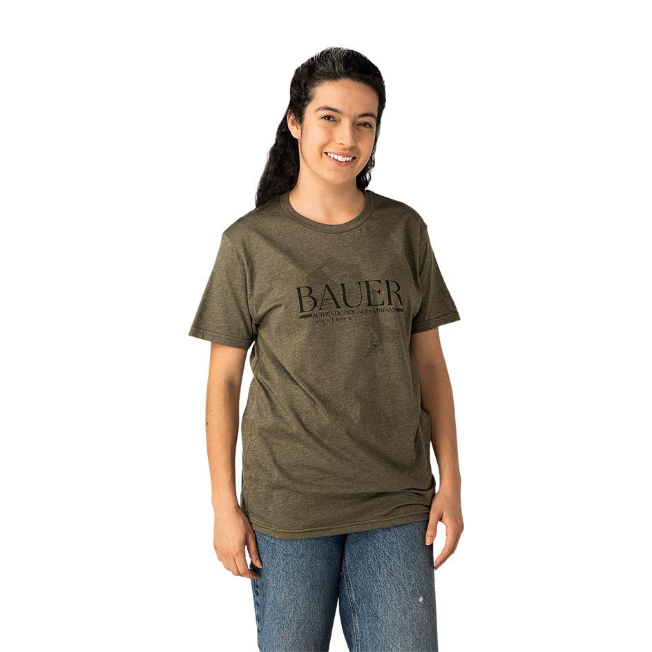 Bauer Olive Graphic Tee Senior S26