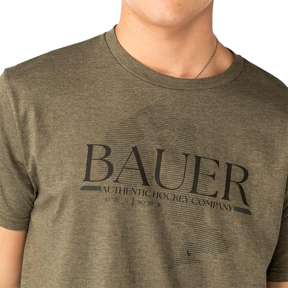 Bauer Olive Graphic Tee Senior S26