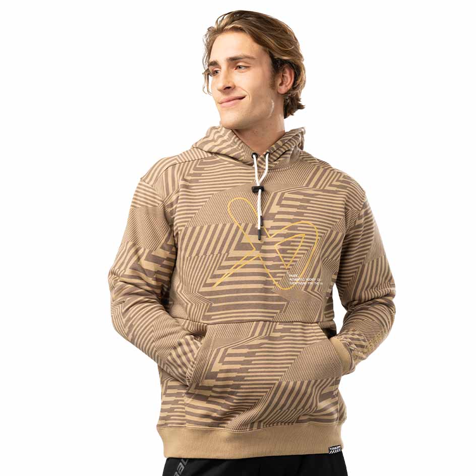 Bauer Printed Fleece Hoodie - Senior