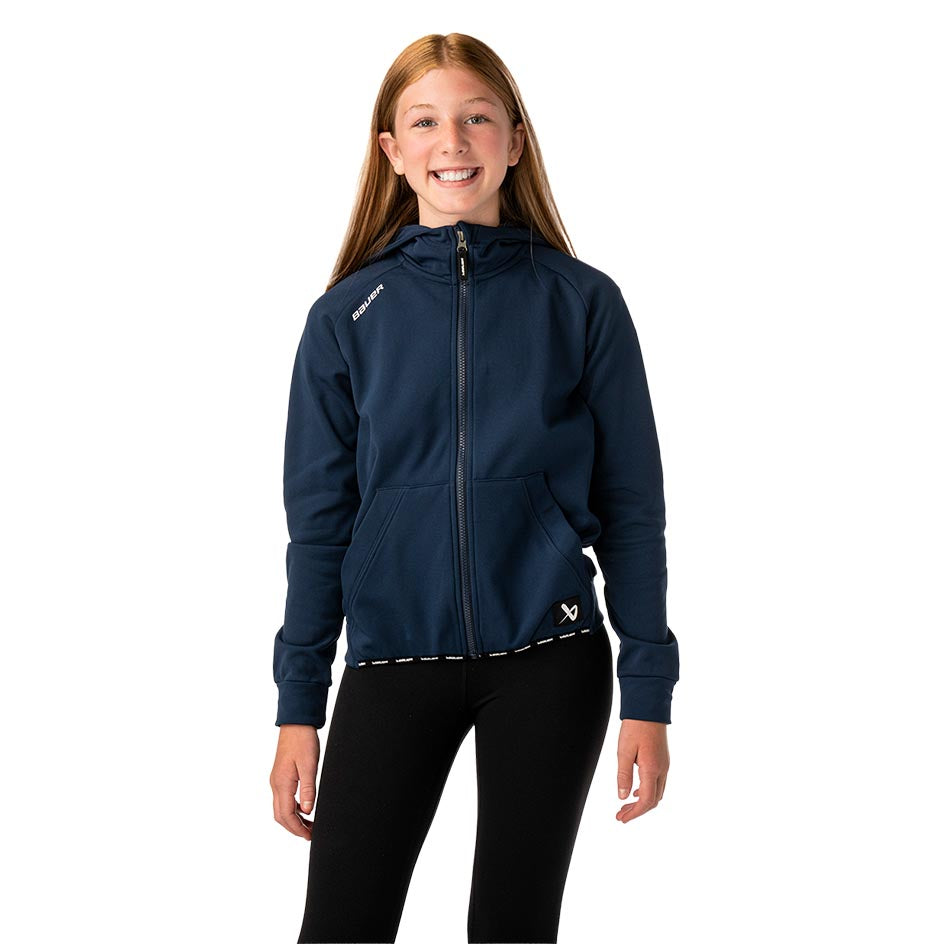 Bauer Team Fleece Zip Hoodie Youth S26
