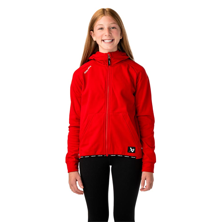 Bauer Team Fleece Zip Hoodie Youth S26