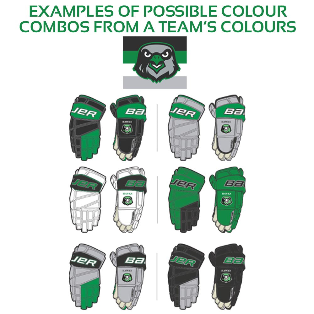 Bauer Pro Custom Team Gloves (Formerly Team Unity)