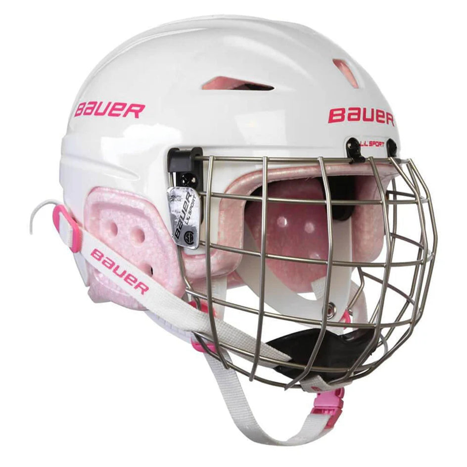 Bauer Lil' Sport Youth Hockey Helmet Combo