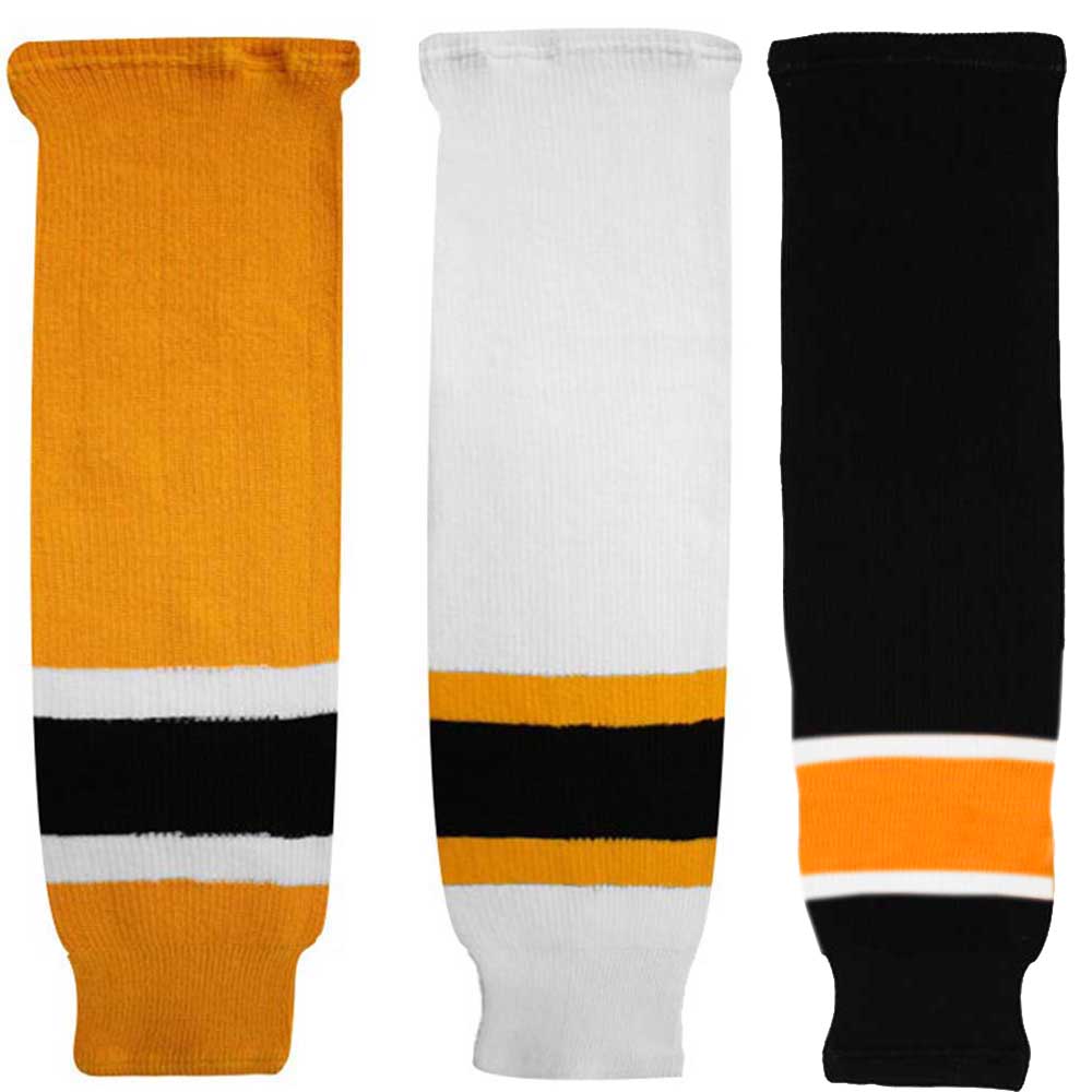 Knitted Hockey Socks - Boston Bruins - Junior