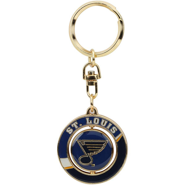 St Louis Blues JF Sports NHL Hockey Spinner Keychain 5093